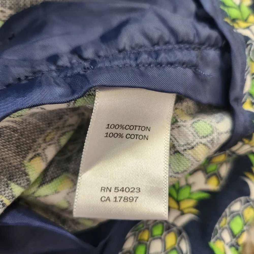 Banana Republic Pineapple Print Shorts Lime Green‎ and Blue Women's Size 4